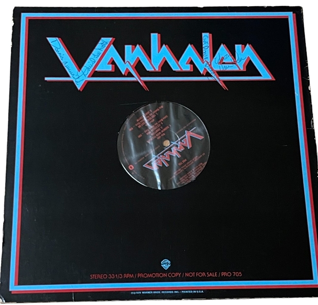 Van Halen: Eddie Van Halen & David Lee Roth Dual Signed RARE Debut Album "Looney Tunes" Promo Release (Beckett/BAS LOA)