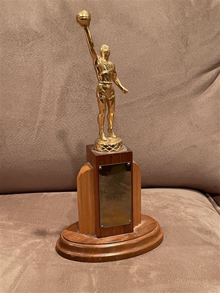 Ernie Davis Personally Owned CYO Basketball Trophy