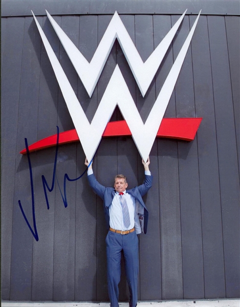 Vince McMahon Signed 8.5" x 11" Color Photograph (JSA LOA)