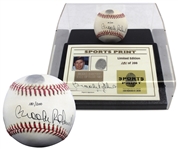 Brooks Robinson Signed Limited Edition OAL Baseball with Original Thumbprint in Custom Display (Beckett/BAS COA)