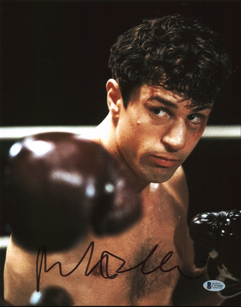 Robert De Niro In-Person Signed 11" x 14" Color Photo from "Raging Bull" (Beckett/BAS)