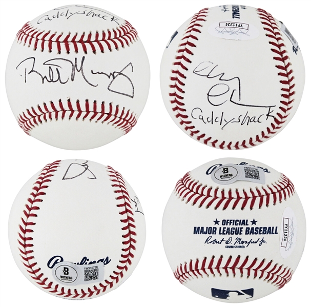 Bill Murray & Chevy Chase Rare Dual Signed OML Baseball (Beckett/BAS & JSA)