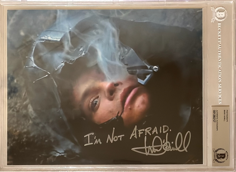 Star Wars: Mark Hamill Signed & Inscribed 8" x 10" Photo (Beckett/BAS Encapsulated & LOA) 