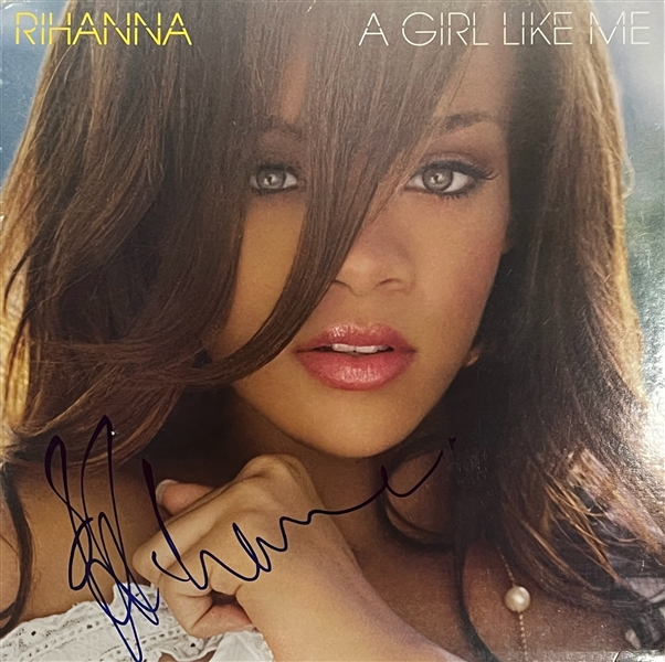 Rihanna Signed "A Girl Like Me" Album Cover (Beckett/BAS LOA)