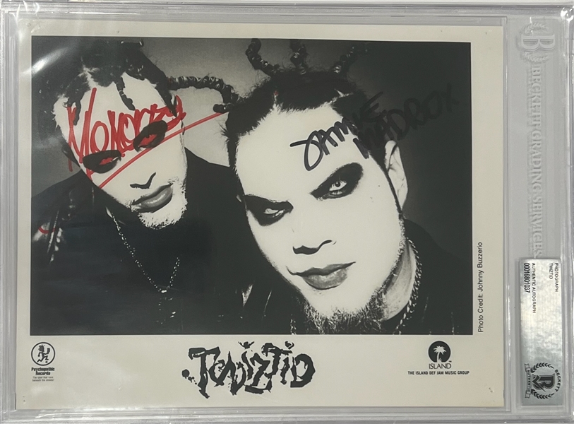 Twiztid: Dual-Signed 8" x 10" Promotional Photo (Beckett/BAS Encapsulated)