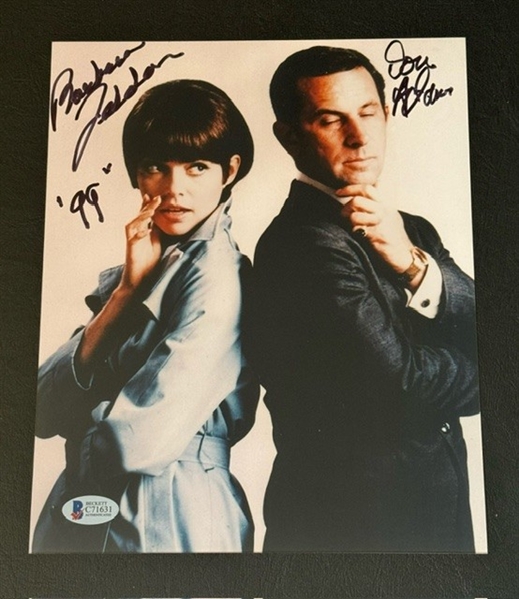 Get Smart: Don Adams & Barbara Feldon Signed 8" x 10" Photo (Beckett/BAS)