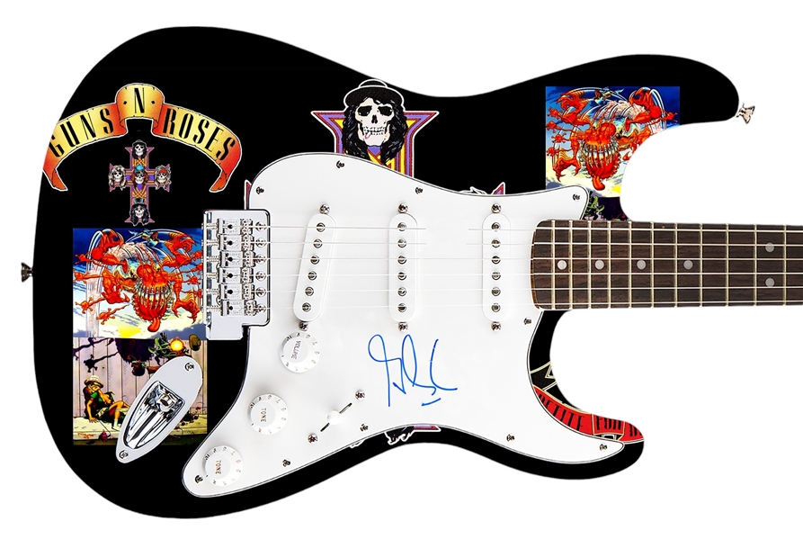 Gilby Clarke of Guns N Roses Signed Pickguard on a Custom Fender Guitar (Epperson/REAL LOA)