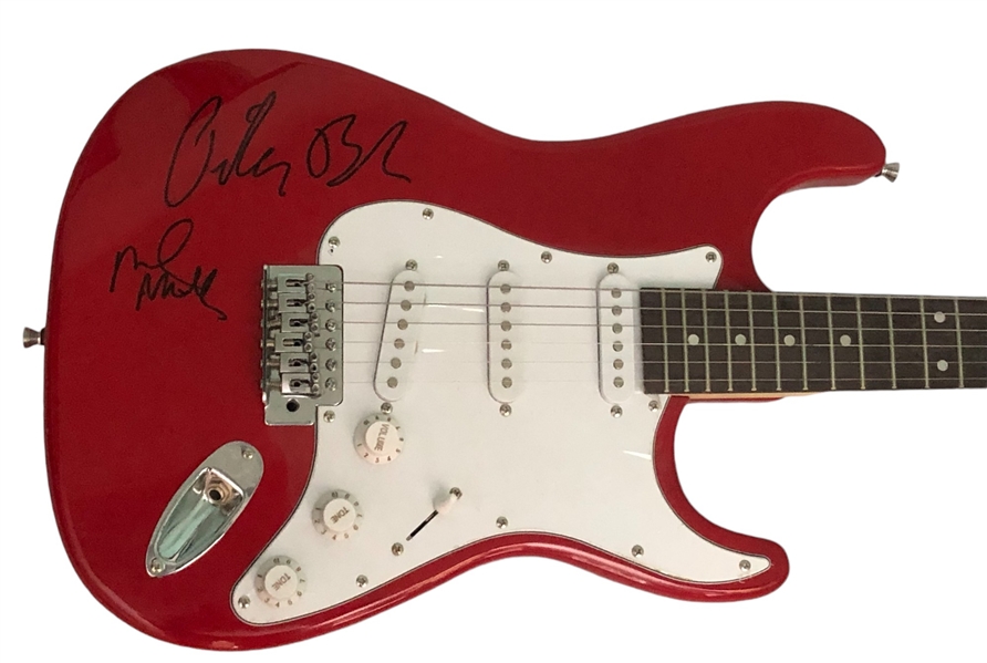 R.E.M. Peter Buck & Mike Mills Dual-Signed Ghost Guitar (Epperson/REAL LOA)