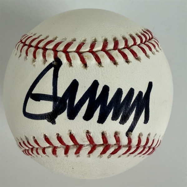 Donald Trump Signed OML Baseball (PSA/DNA LOA)