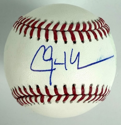 Clayton Kershaw Signed OML Practice Used Baseball (PSA/DNA)