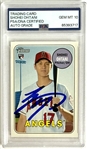 Shohei Ohtani Signed 2018 Topps Heritage #600 Rookie Card w/ Gem Mint 10 Auto! (PSA/DNA Encapsulated)