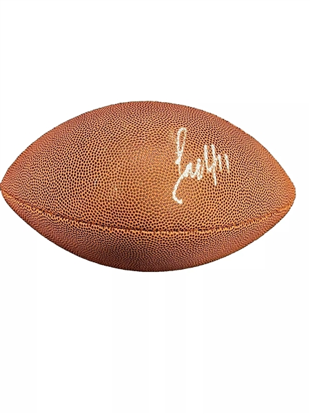 Larry Fitzgerald Signed Wilson NFL Football (JSA)