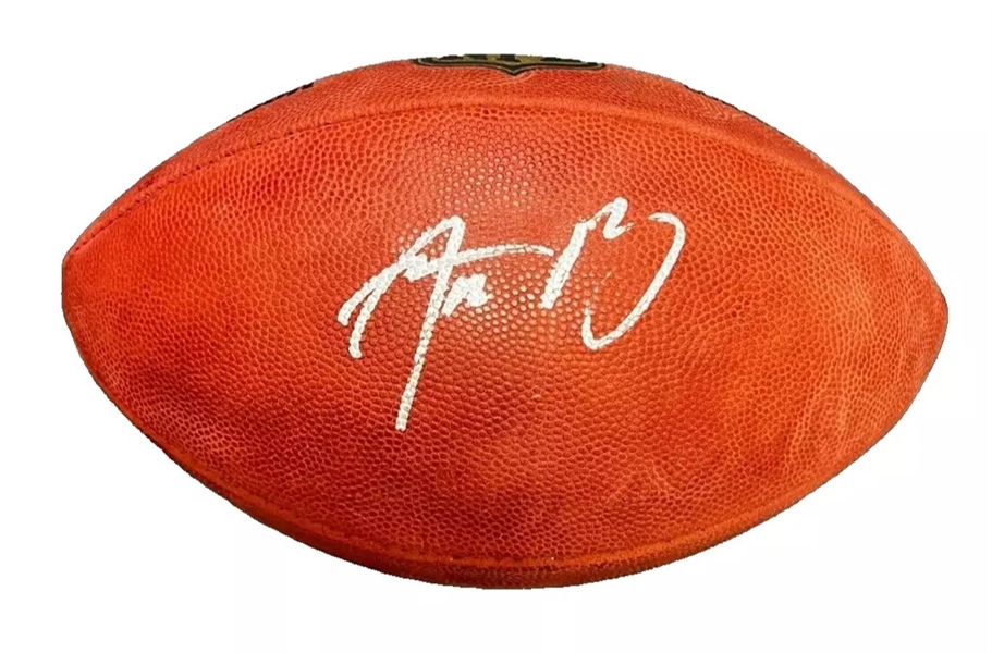 Aaron Rodgers Signed Duke NFL Football (Fanatics)