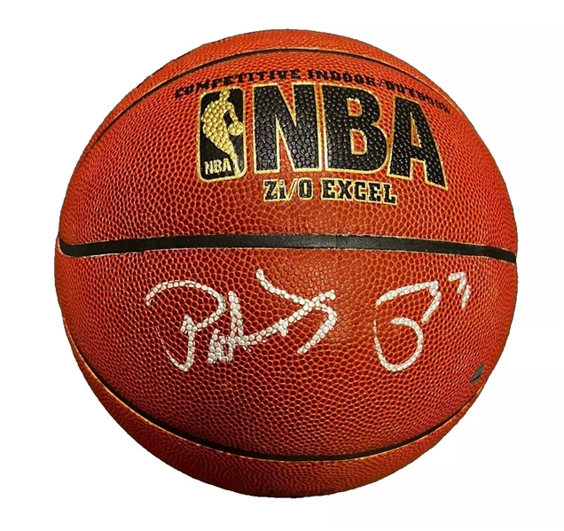 Patrick Ewing Signed Spalding NBA Basketball (JSA LOA)(Fanatics)(Steiner)