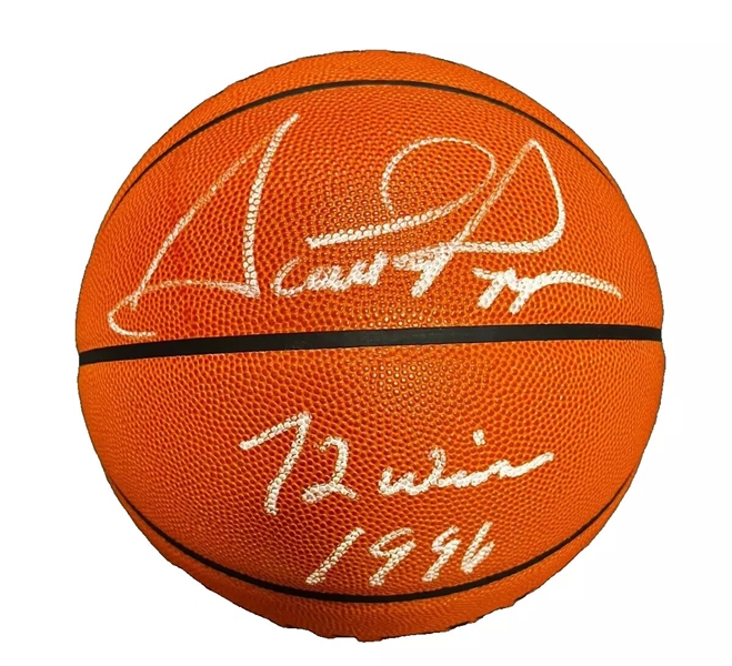 Scottie Pippen Signed Spalding NBA Basketball (PSA/DNA)