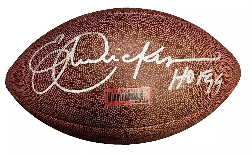 Eric Dickerson Signed Rams Football (JSA)