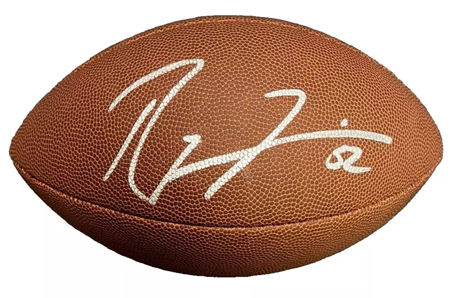 Ray Lewis Signed Wilson NFL Football (Beckett/BAS Witnessed)