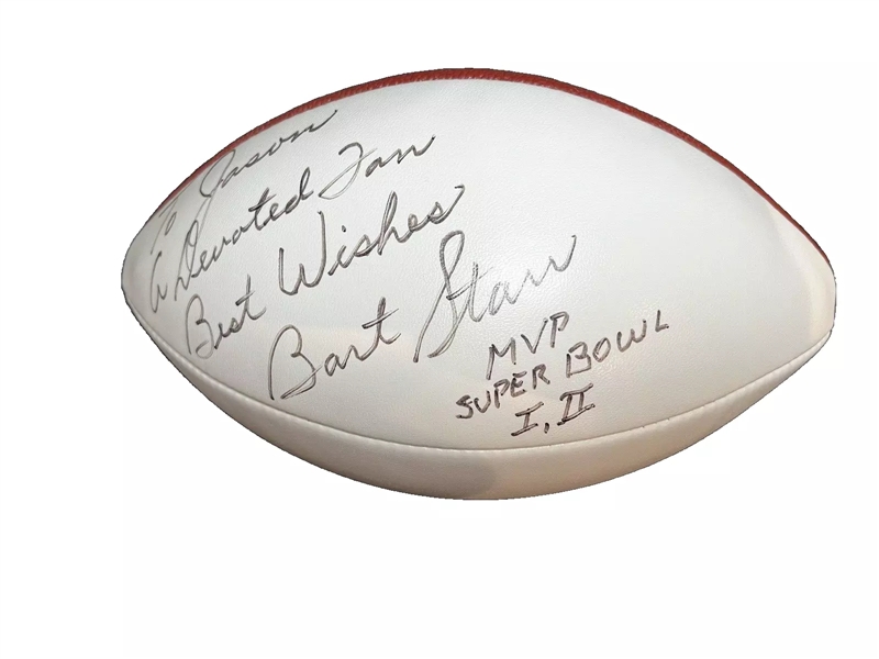 Bart Starr Signed Wilson NFL Football (PSA/DNA LOA)