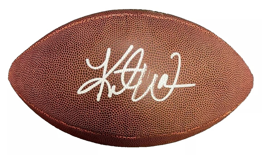 Kurt Warner Signed Wilson NFL Football (JSA)