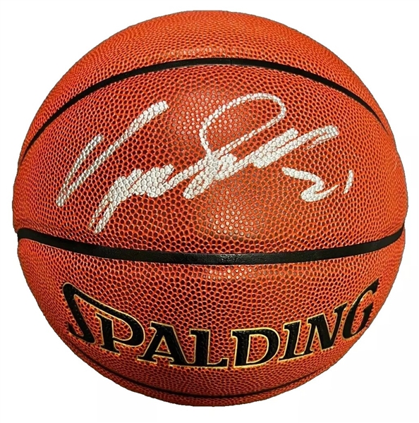 Dominique Wilkins Signed Spalding NBA Basketball (JSA)