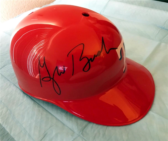 President George W. Bush Signed Texas Rangers Promo Batting Helmet! Rare! (JSA )