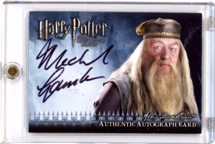 2009 Artbox Harry Potter Half-Blood Prince Autograph Michael Gambon (Third Party Guaranteed)