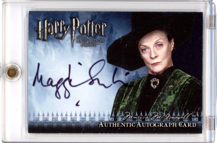 2009 Artbox Harry Potter Half-Blood Prince Autograph Maggie Smith (Third Party Guaranteed)