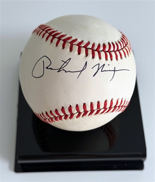 President Richard Nixon Signed Official AL Baseball (JSA)