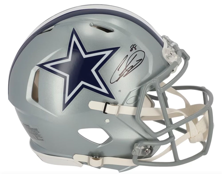 CeeDee Lamb Signed Dallas Cowboys Authentic Speed Helmet (Fanatics)