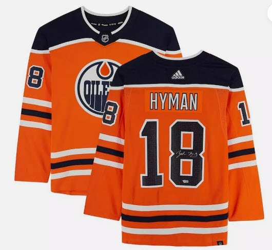 Zach Hyman Signed Edmonton Oilers Authentic Jersey (Fanatics)