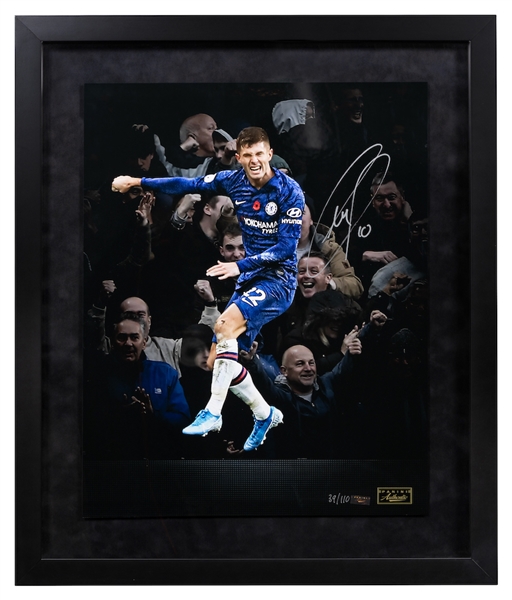 Christian Pulisic Signed Ltd. Ed. 16" x 20" Framed Photo (Panini)