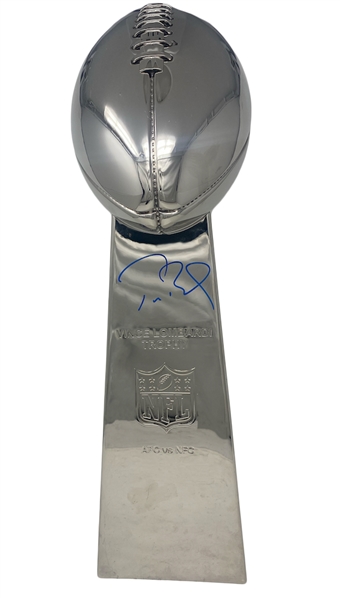 Tom Brady Signed Full Size Super Bowl Champion Lombardi Trophy (JSA)