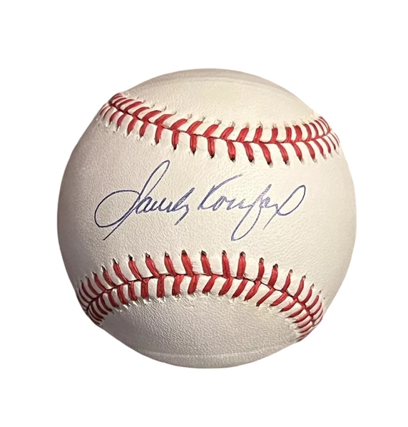 Sandy Koufax Signed ONL Baseball (Third Party Guaranteed)