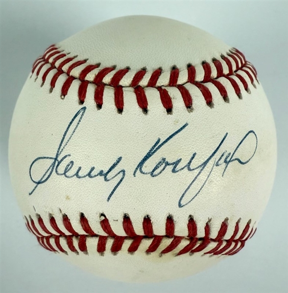 Sandy Koufax Signed Official National League Baseball (Beckett/BAS)