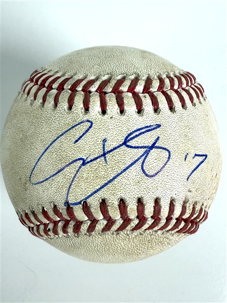 Shohei Ohtani Signed & Game Used OML Baseball from 8-30-2024 Game vs. Diamondbacks - from 43/43 Game!(MVP Season & World Series Champ)(PSA & MLB Holo)