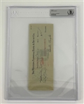 Orville Wright Signed 1932 Personal Bank Check (PSA/DNA Encapsulated)