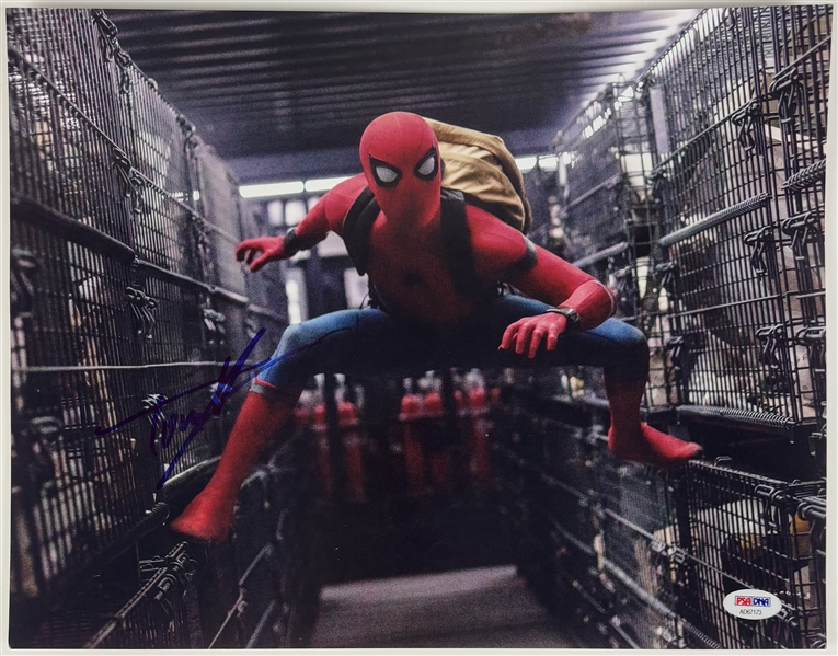 Tom Holland Signed 8" x 10" Spiderman Photo (PSA/DNA)