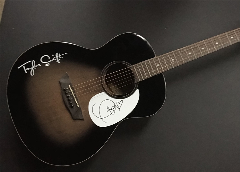 Taylor Swift Signed Washburn Acoustic Guitar w/ Early Autograph and Heart Sketch (JSA)(Ulrich Collection)