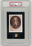 Sir Isaac Newton Authentic Signed Document Segment (PSA/DNA Encapsulated)