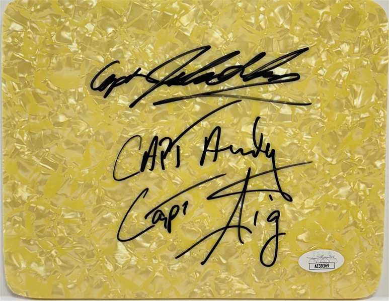  Deadliest Catch Signed Plaque (JSA)