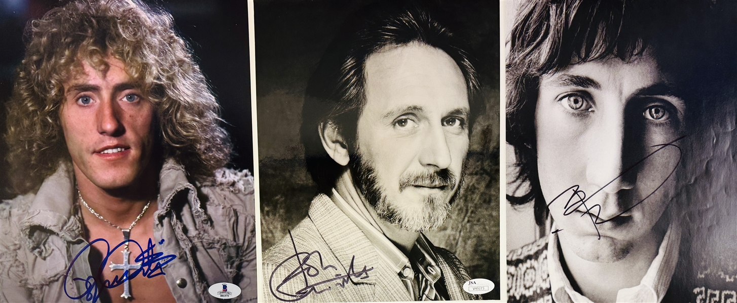  The Who - Signed Photo and Magazine Page Lot (JSA & Beckett/BAS)