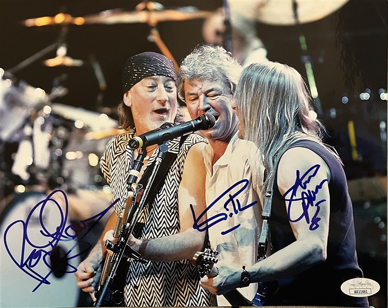 Deep Purple Multi-Signed 8" x 10" Photo (JSA)