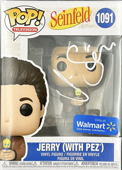 Jerry Seinfeld Signed "Seinfeld" #1091 (Jerry with Pez) Funko Pop! Vinyl Figure (JSA)