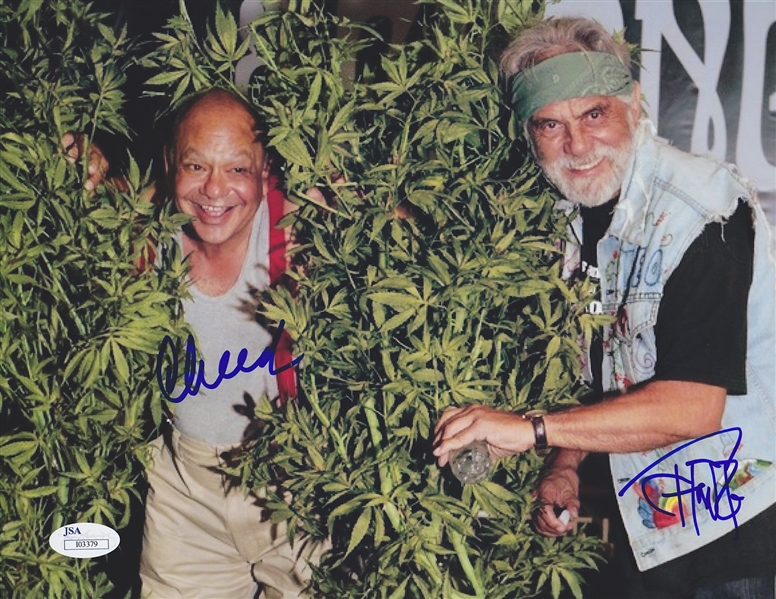 Cheech & Chong Dual-Signed 8" x 10" Photograph (JSA COA)