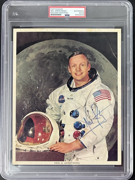 Neil Armstrong RARE Uninscribed Official NASA 8" x 10" Portrait Photograph (PSA/DNA Encapsulated)