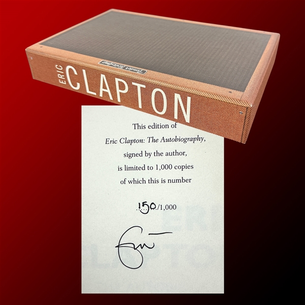 Eric Clapton Signed "The Autobiography" Special Limited Edition in Slipcase (Third Party Guaranteed)