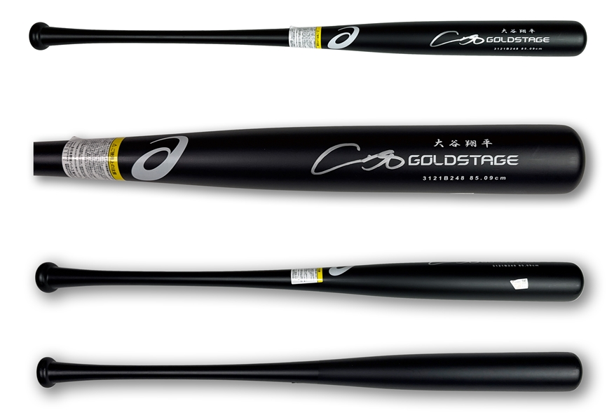 Shohei Ohtani signed ASICS Goldstage Game Model Baseball Bat Autograph (Fanatics & MLB)