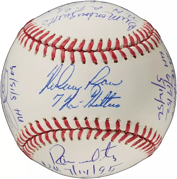 No Hitter Signed & Inscribed OML Baseball w/ Ryan, Seaver & Others! (JSA)