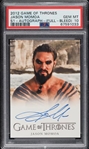 2012 Rittenhouse Game of Thrones Season 1 Full Bleed Jason Momoa (Khal Drogo) Signed Rookie Card - PSA GEM MINT 10!