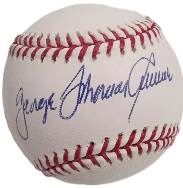 Tom Seaver Near-Mint Signed Full Name "George Thomas Seaver" Signed OMB Baseball (JSA)